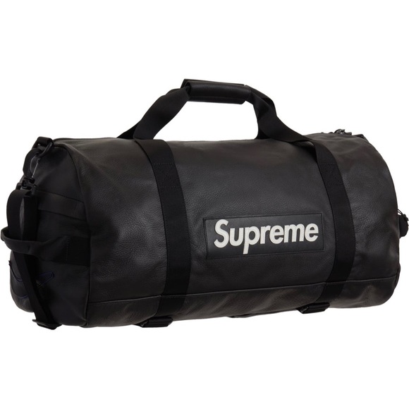 NIKE×SUPREME レザーボストンバッグ SUPREME x Nike☆入手困難☆ボックスロゴレザーボストンバッグ